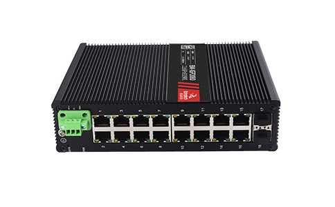 佰馬管理型 2 光 16 電千兆工業(yè)交換機(jī)，支持WEB管理，SNMP、VLAN等，支持環(huán)形拓?fù)?、星型拓?fù)?、總線拓?fù)涞冉M網(wǎng)，廣泛應(yīng)用于智能交通、智慧樓宇、智慧工廠、智慧園區(qū)、智慧城市等領(lǐng)域。
