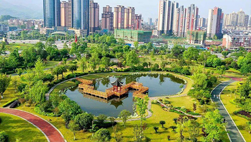 佰馬網(wǎng)關(guān)打造智慧公園數(shù)字宣傳欄